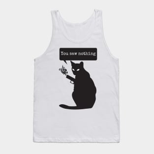 Funny Killer cat meme Tank Top